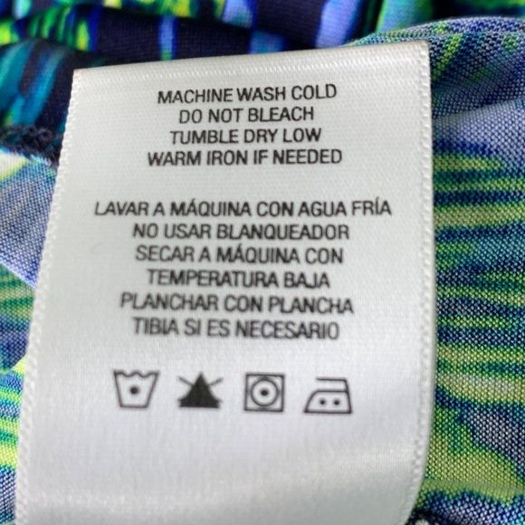 Bongo Size 1X Plus Jr Maxi Dress Tribal Athnic Print Vneck Plunge Short Sleeve 4 - Picture 9 of 10